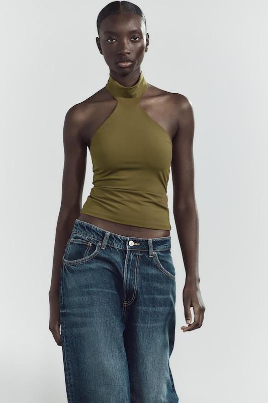 تاپ گردنی ریون زارا Zara