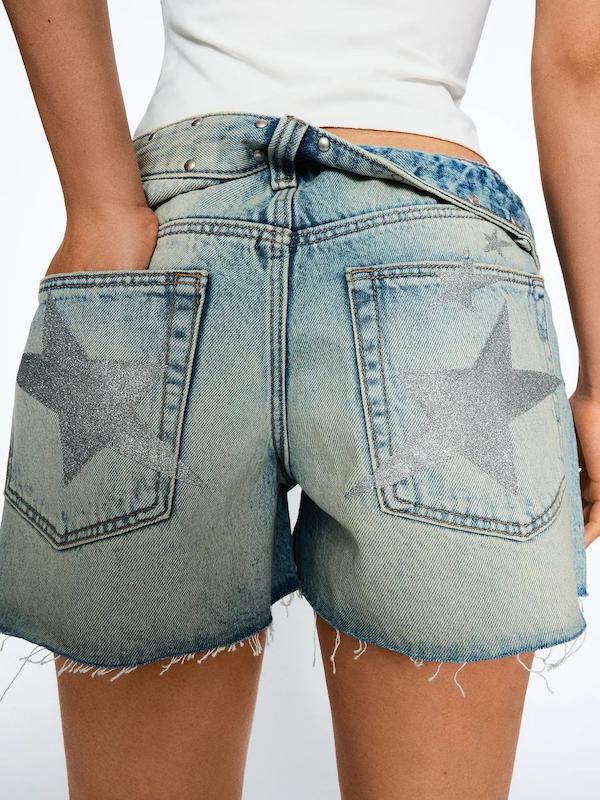 شورتک جین برشکا | Bershka Regular Jeans