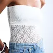 بادی دانتل برشکا Bershka مدل Lace Bodysuit
