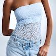 بادی دانتل برشکا Bershka مدل Lace Bodysuit