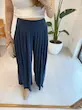 شلوار اویشو Oysho مدل Light Touch wide-leg trousers