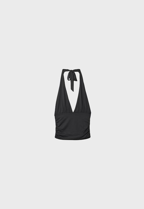 تاپ گردنی استرادیواریوس Stradivarius مدل Halterneck with gathered bow