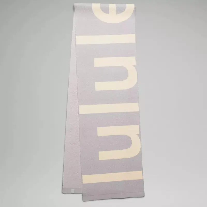 شال گردن پشمی لولولمون Lululemon مدل Wool-Blend Knit Logo Scarf