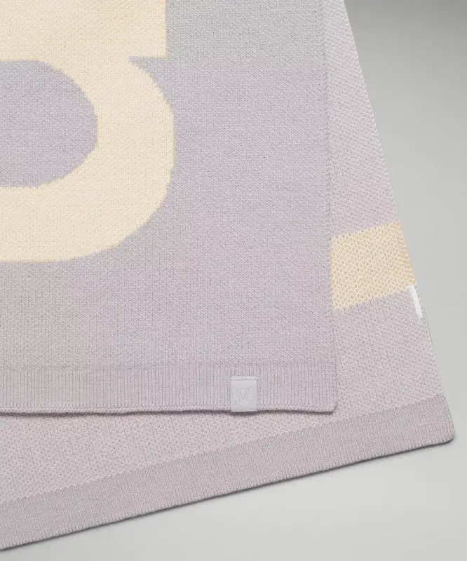 شال گردن پشمی لولولمون Lululemon مدل Wool-Blend Knit Logo Scarf