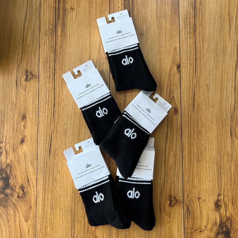 جوراب ورزشی ساق بلند الویوگا Aloyoga مدل Unisex Half Crew