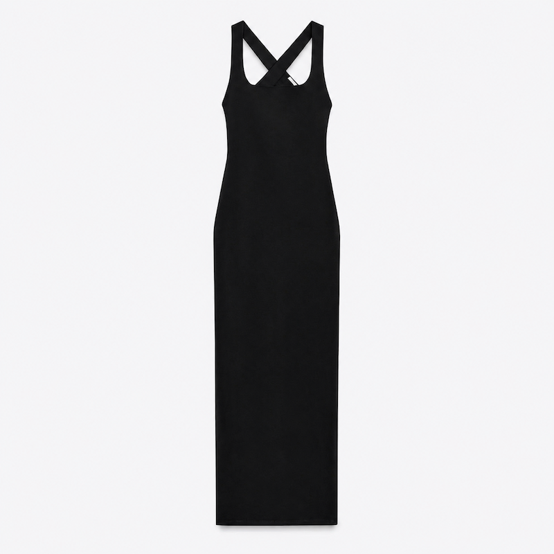 پیراهن مجلسی زارا Zara مدل LONG POLYAMIDE BLEND DRESS