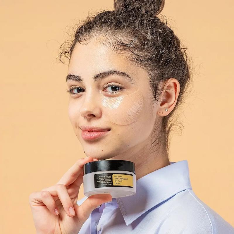 پچ دور چشم حلزون کوزارکس COSRX مدل Snail Hydrogel . بسته 60 تایی