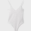 نمای جلوی بادی زنانه استرادیواریوس Stradivarius مدل Polka dot V-neck 