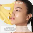نحوه استفاده از ماسک ورقه‌ای بوسترشات ویتامین C آرنسیا Arencia 
