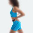 تنخور نیمتنه ورزشی زنانه آن On مدل Pace Pocket Bra از روبرو از بغل