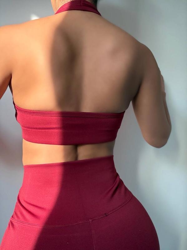 ست ورزشی زنانه نیمتنه و شلوارک جیم‌شارک Gymshark