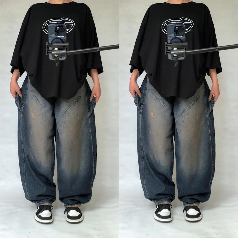 شلوار كارپنتر بالوني كد ٦٥٠٧