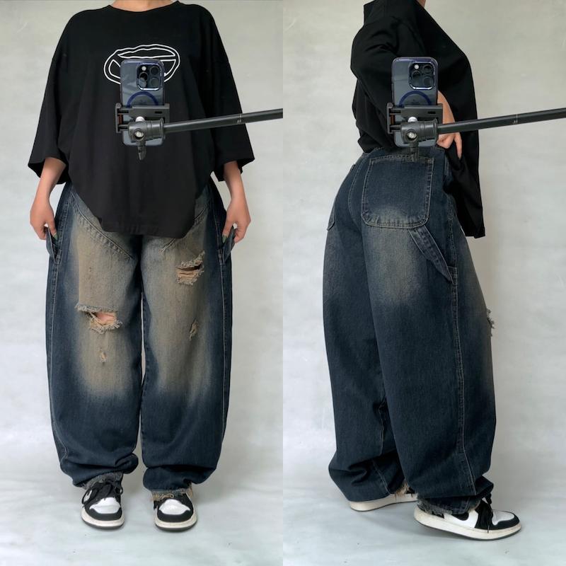 شلوار كارپنتر بالوني كد ٦٥٠٢