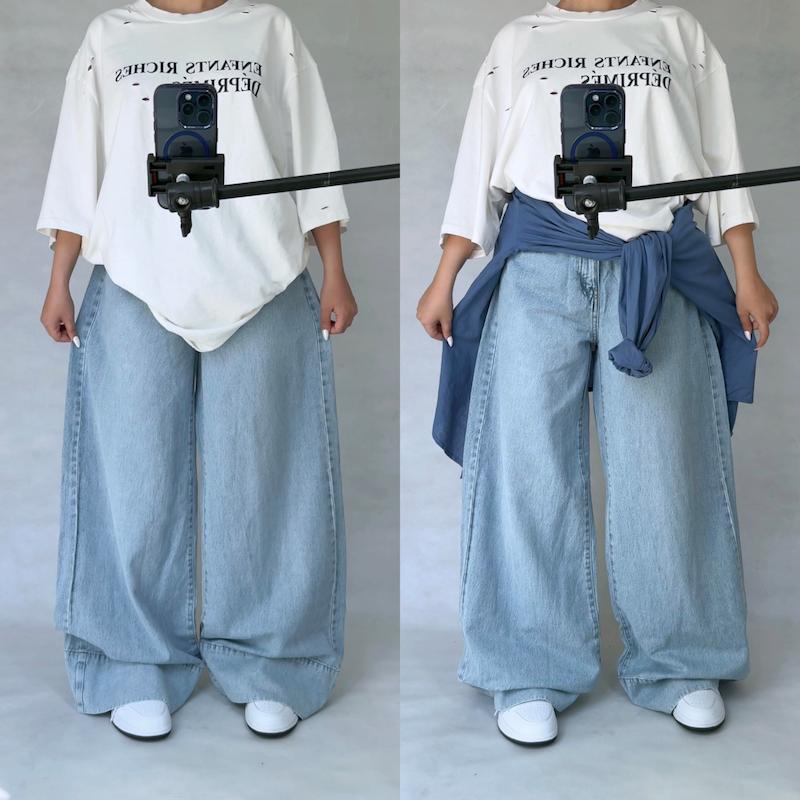 شلوار فول بگ كد ٧١٤٦