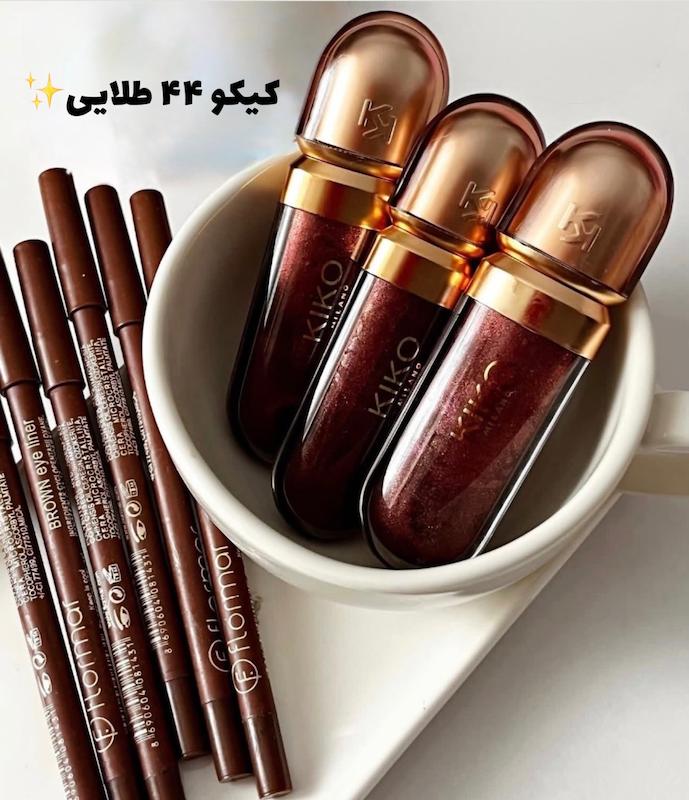 لیپگلاس کیکو لیمیتد طلایی شماره ۴۴🤎
