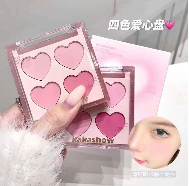 پالت رژ گونه قلبی🤍🩷