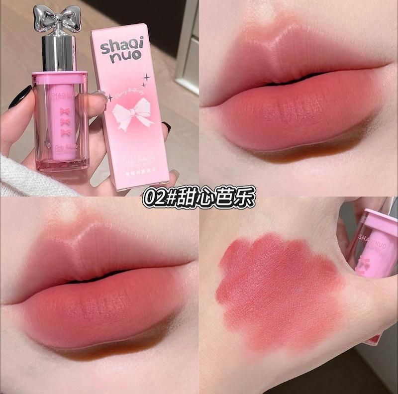 رژ مایع مخملی پاپیونی شاکینو🎀