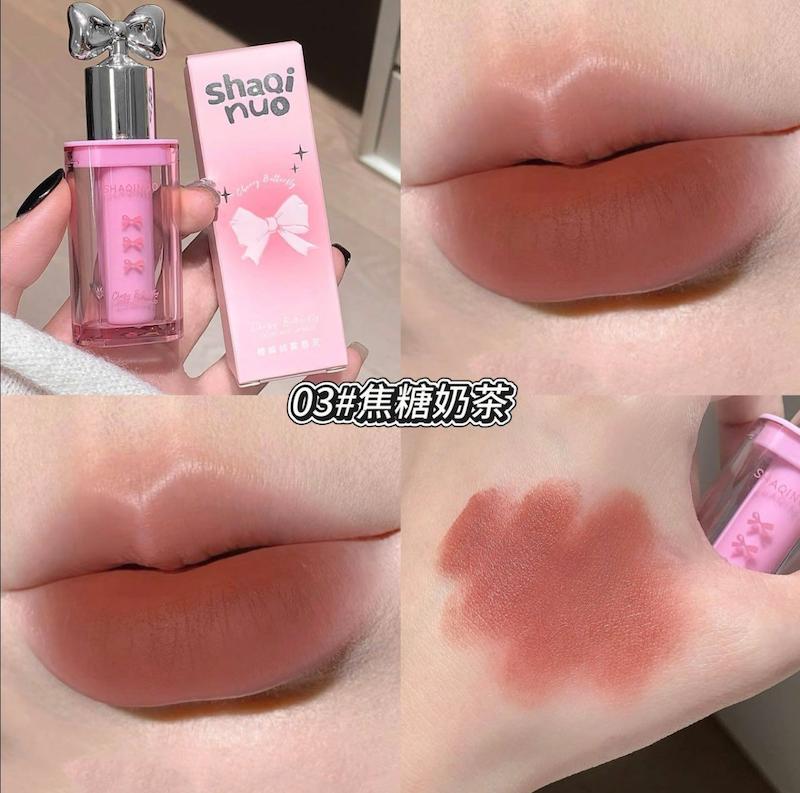 رژ مایع مخملی پاپیونی شاکینو🎀