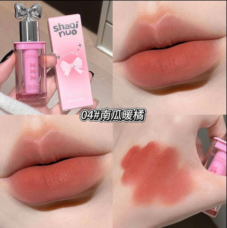 رژ مایع مخملی پاپیونی شاکینو🎀