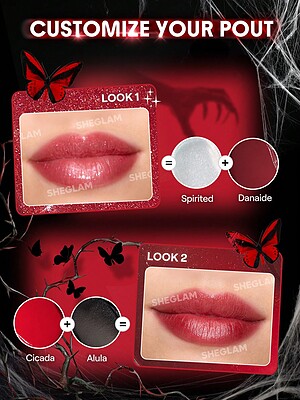 پالت رژ لب Crimson Butterfly Phantom's Kiss Lip Gloss Palette