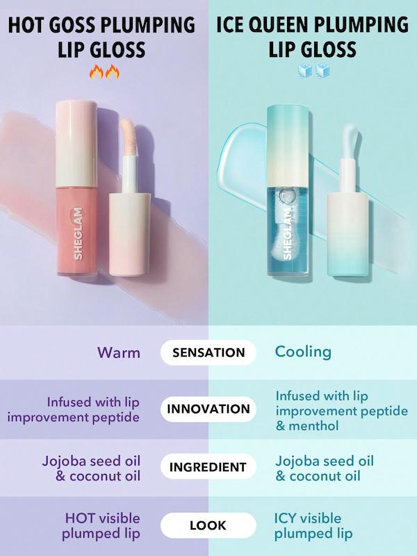 لیپ گلاس حجم دهنده آیس کوئین Ice Queen Plumping Lip Gloss [تضمین اصالت]
