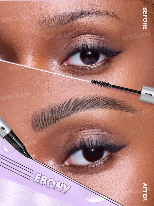 قلم حالت دهنده طبیعی ابرو دو سر Real Flow Laminating Brow Pen [تضمین اصالت]