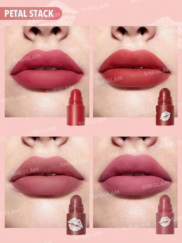 ست رژ لب چهار تایی Mega Lip Stacks [تضمین اصالت]