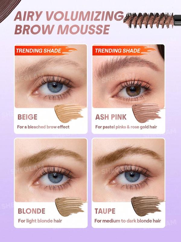 ریمل ابرو حجم دهنده مات کننده Airy Tinted Volumizing Brow Mousseara [تضمین اصالت]