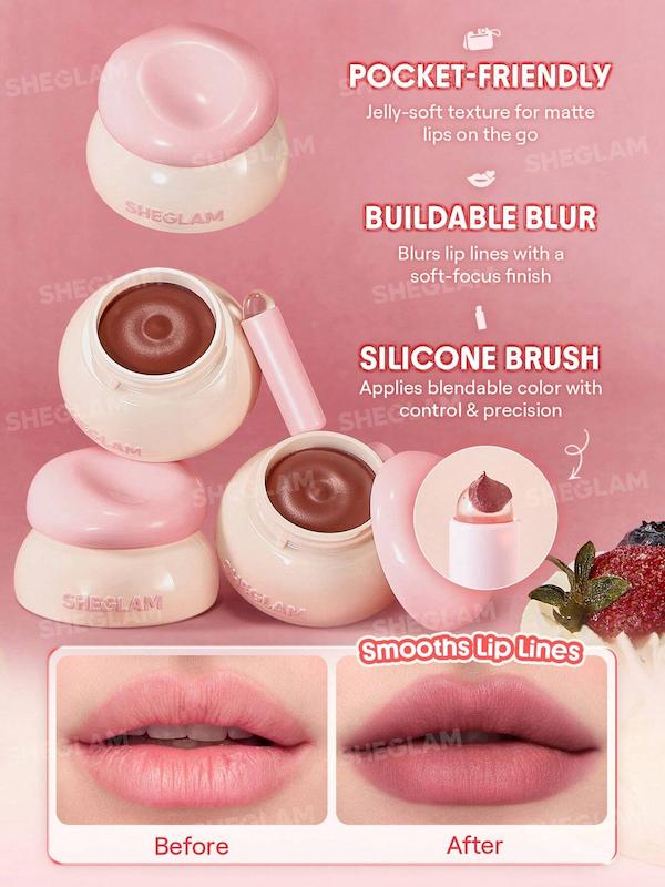 مربای مات کاسه ای رژ لب و رژگونه کرمی Bounce Putty Pocket Lip Pot [تضمین اصالت]