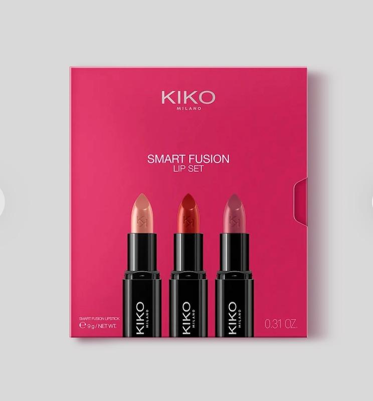 ست سه‌تایی رژ لب کیکو KIKO Smart Fusion Lip Set 02