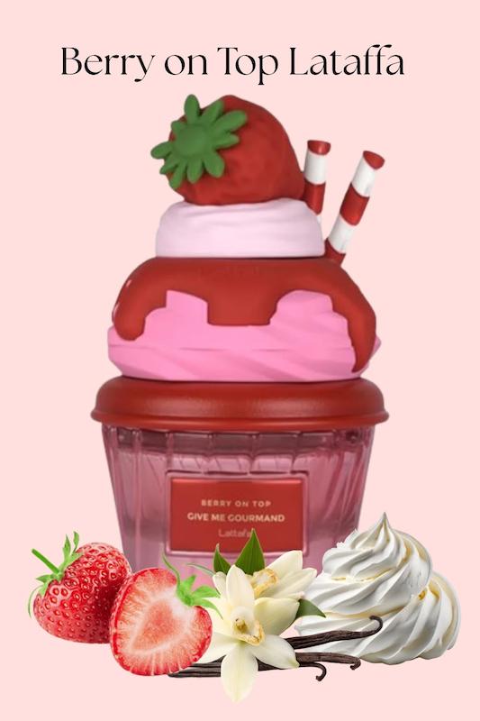 ادکلن توت فرنگی Strawberry Chantilly Cream Berry on Top لطافه (اصل)