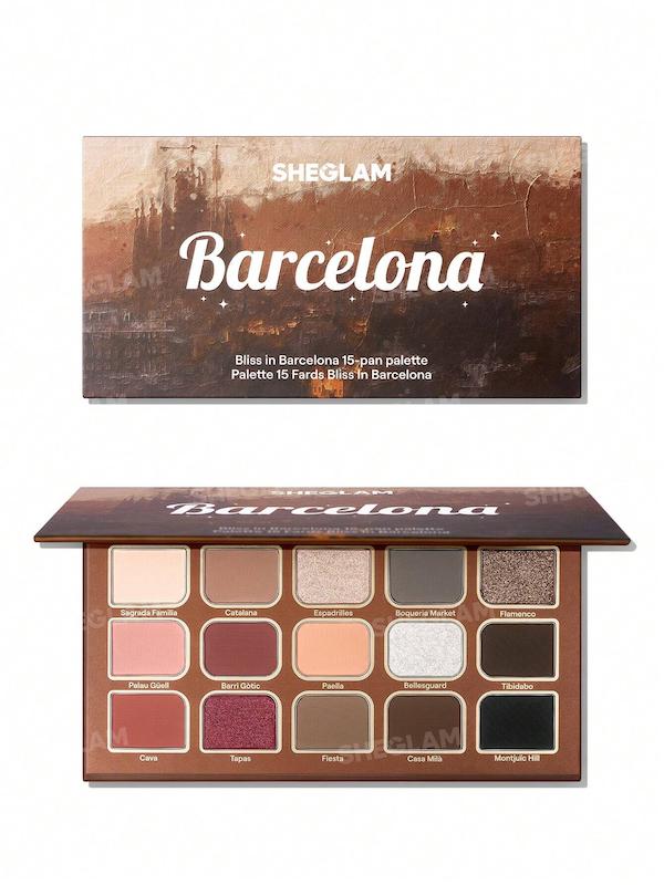 پالت سایه چشم ۱۵ رنگ مدل Bliss In Barcelona | Bliss In Barcelona 15-Pan Palette