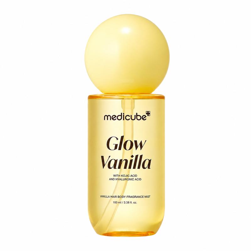 میست خوشبو کننده مو و بدن مدیکیوب با رایحه وانیل آبرسان و درخشان کننده پوست medicube Glow Vanilla Hair & Body Fragrance Mist