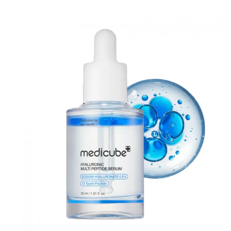 سرم هیالورونیک مولتی پپتاید مدی‌کیوب Medicube Hyaluronic Multi Peptide Serum حجم ۳۰ میلی‌لیتر