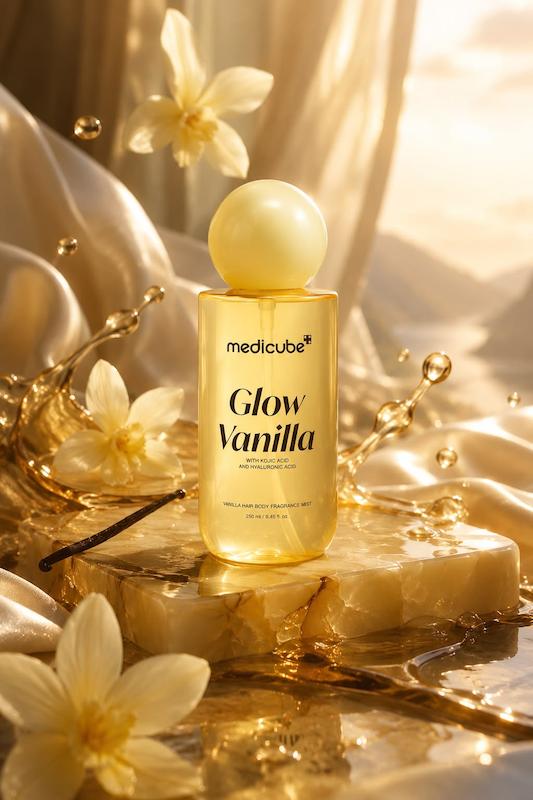 میست 250 میل مو و بدن Glow Vanilla مدیکیوب Medicube Glow Vanilla Hair & Body Fragrance Mist