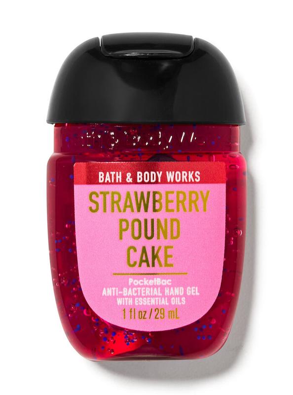 ژل دست ضدعفونی کننده بث اند بادی ورکز استرابری پوند کیک Strawberry Pound cake