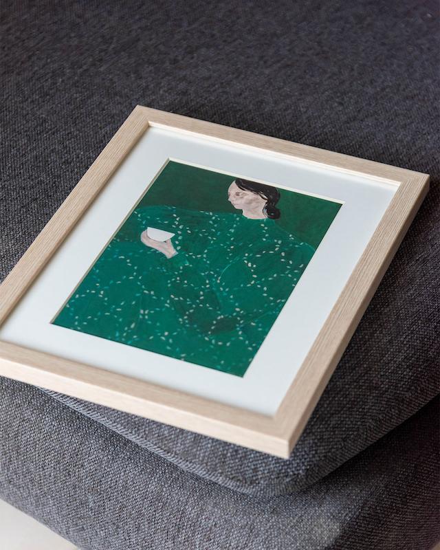 girl in green