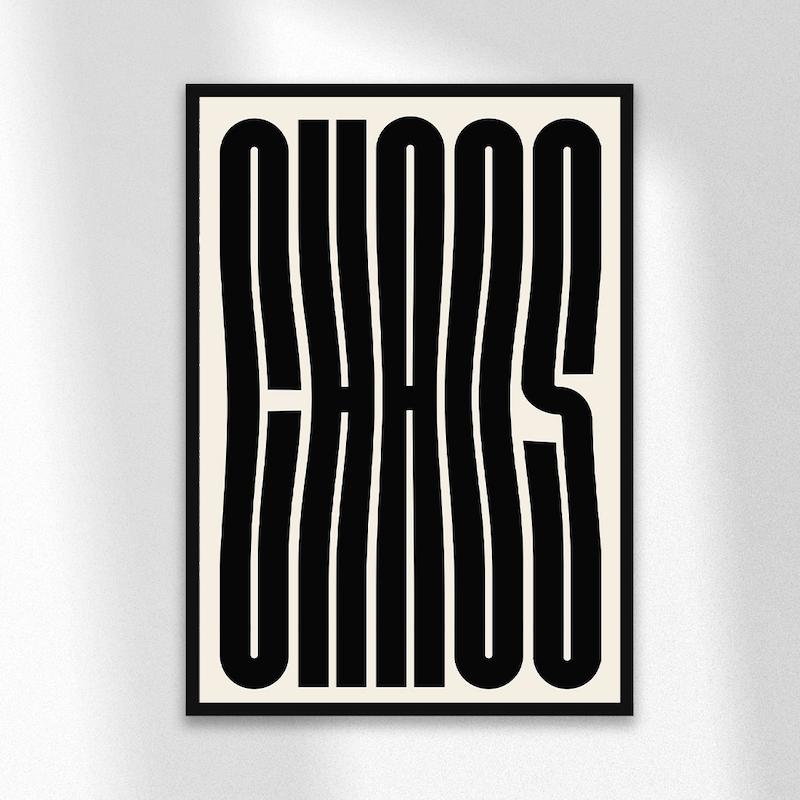 تابلو دیزاین CHAOS