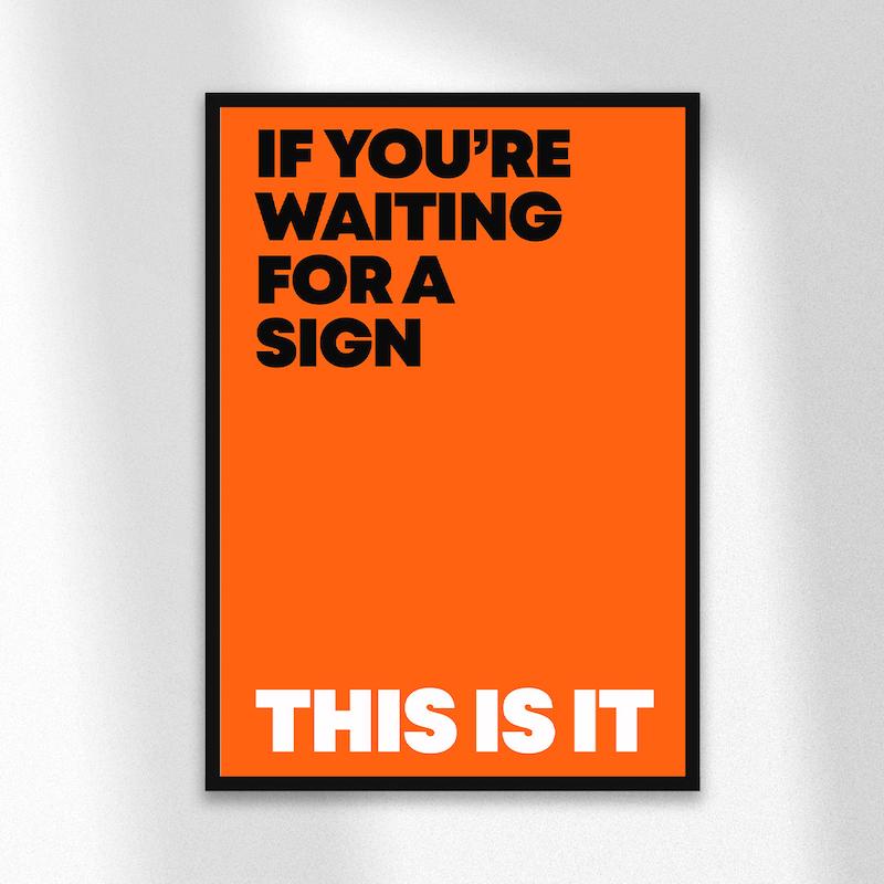 تابلو دیزاین This is SIGN