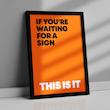 تابلو دیزاین This is SIGN