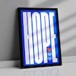 تابلو دیزاین HOPE