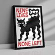 تابلو دیزاین Nine Lives