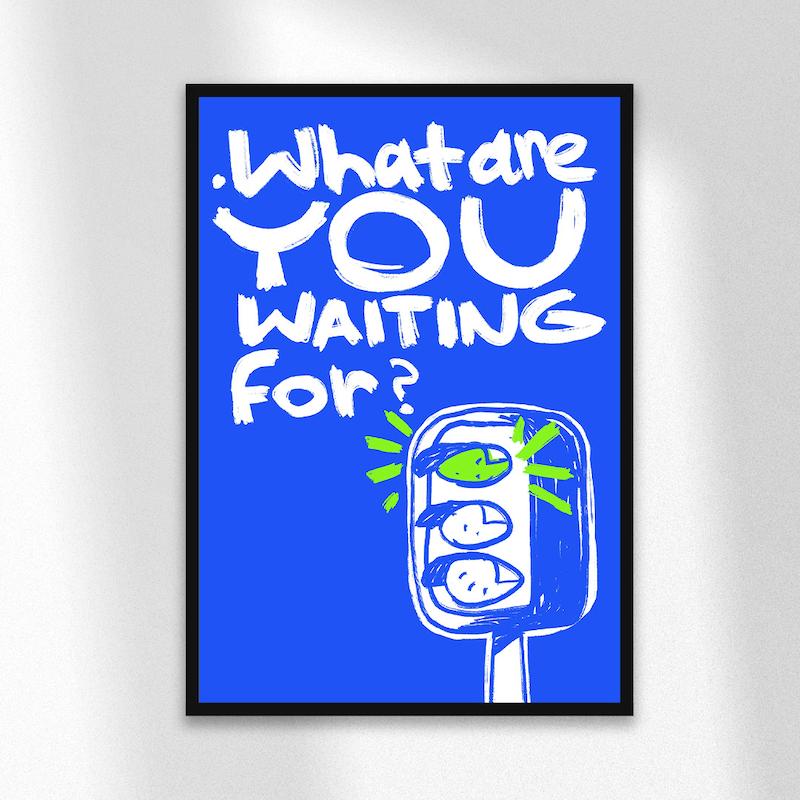 تابلو آرت Wating for