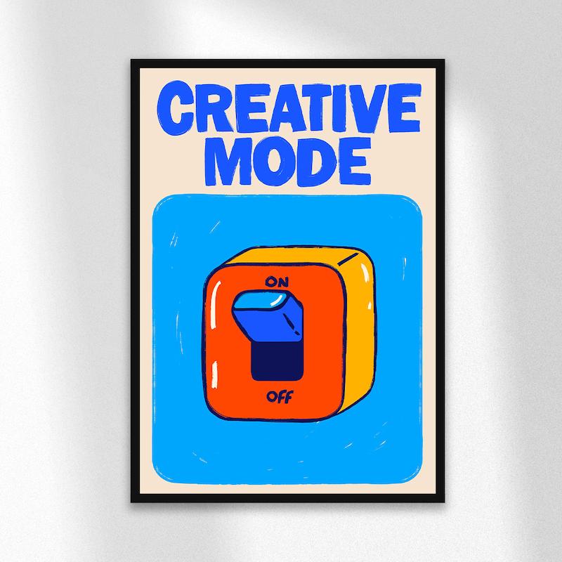 تابلو آرت Creative Mode