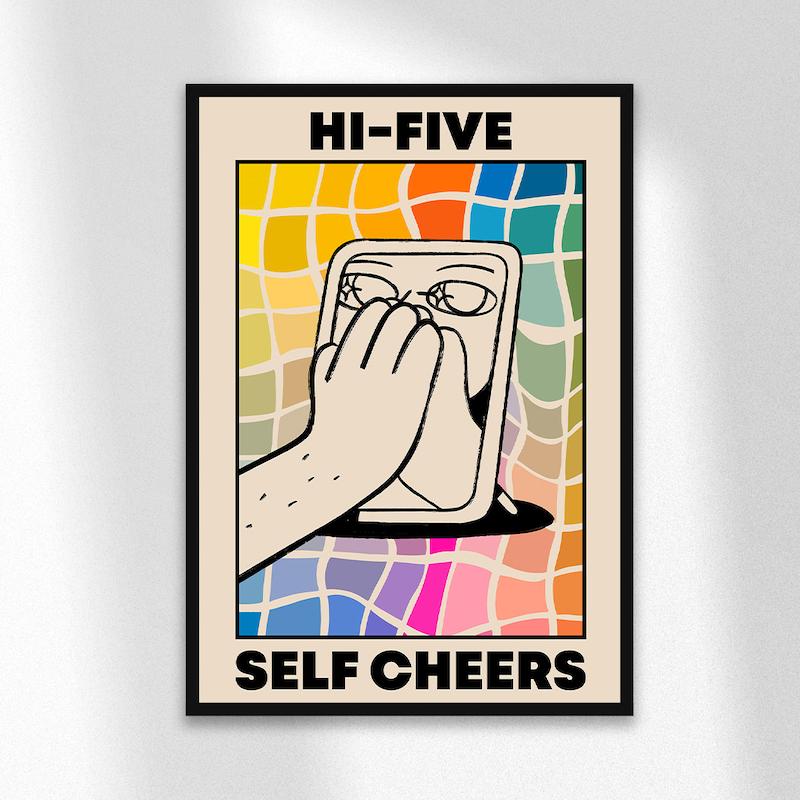 تابلو آرت Hi Five