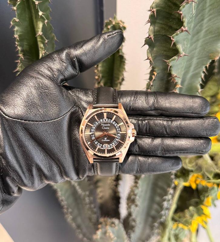 ساعت مردانه چرم الکساندر کریستی