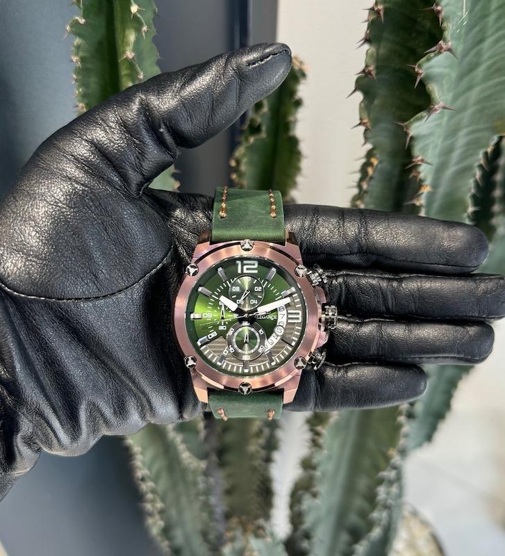 ساعت مردانه چرم الگانس