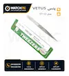 پنس سر صاف VETUS مدل ST-12 | چفت ساعت سازی ضد مغناطیس استیل ضد زنگ