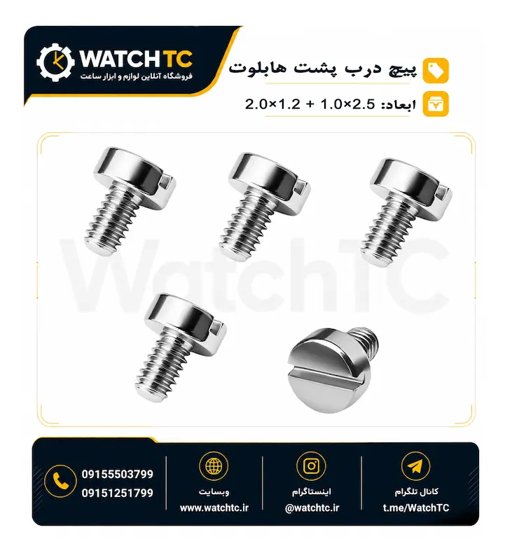 پیچ درب پشت ساعت هابلوت | Hublot
