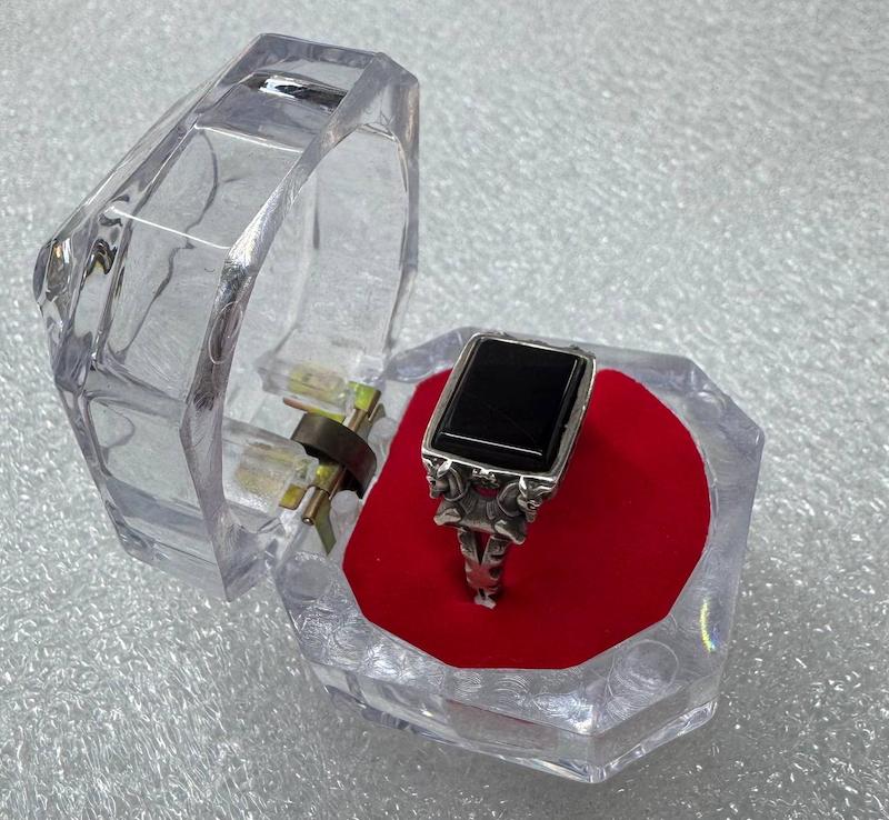 انگشتر حدید دست ساز ( 13001 )